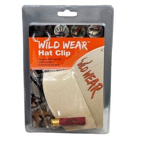 Wild Wear Hat Clip Decorative Shotgun Shell Brim Accessory Hunting NIP
